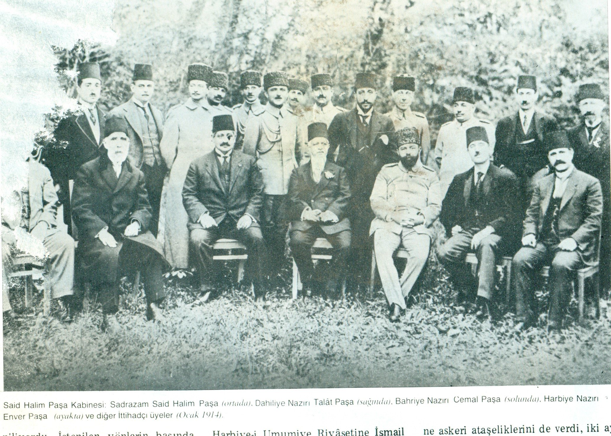 ittihatcı liderler enver talat ve cemal