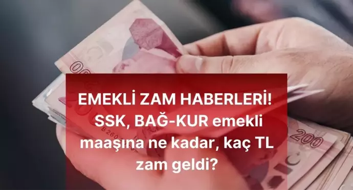 Ssk Bag Kur Emekli Maasina Ne Kadar Kac Tl Zam 18235394 7642 Amp