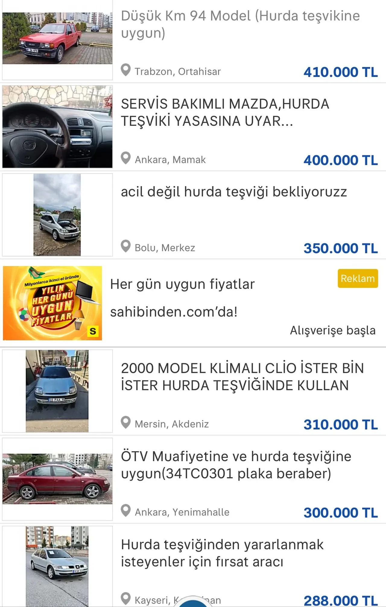 Hurda Arac Fiyatlari 4 Katina Cikti 100 Bin Liralik Arac 400 Bin Oldu Vatandaslar Top 3202251 202502131109 5