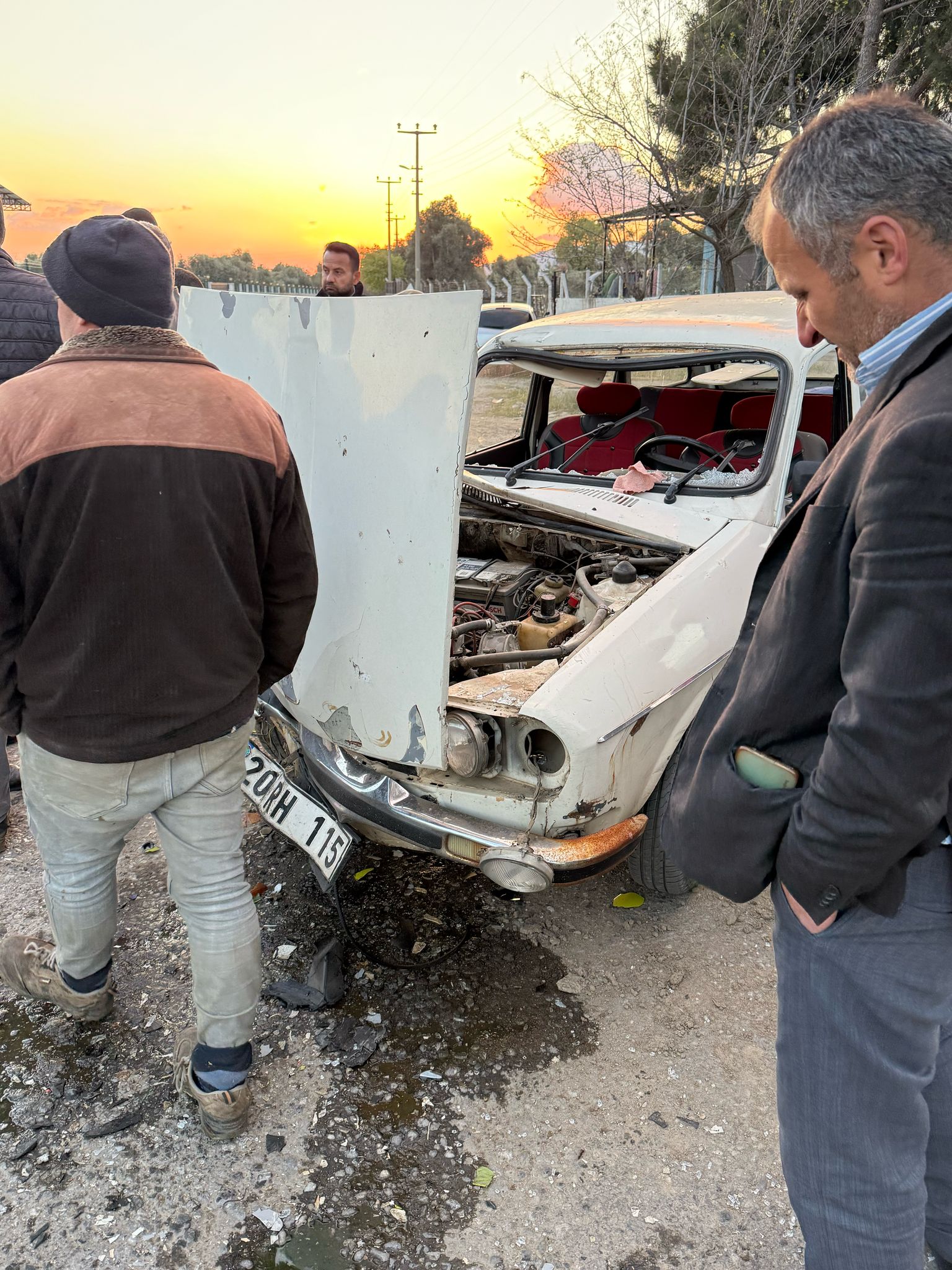 Köşk Ödemiş Yolunda Kaza Motosikletle Otomobil Çarpıştı! (6)