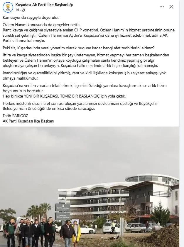 Ak Partiden Ilginc Aciklama Cercioglunun Hizmetlerini Chpliler Engellenmis 1 1