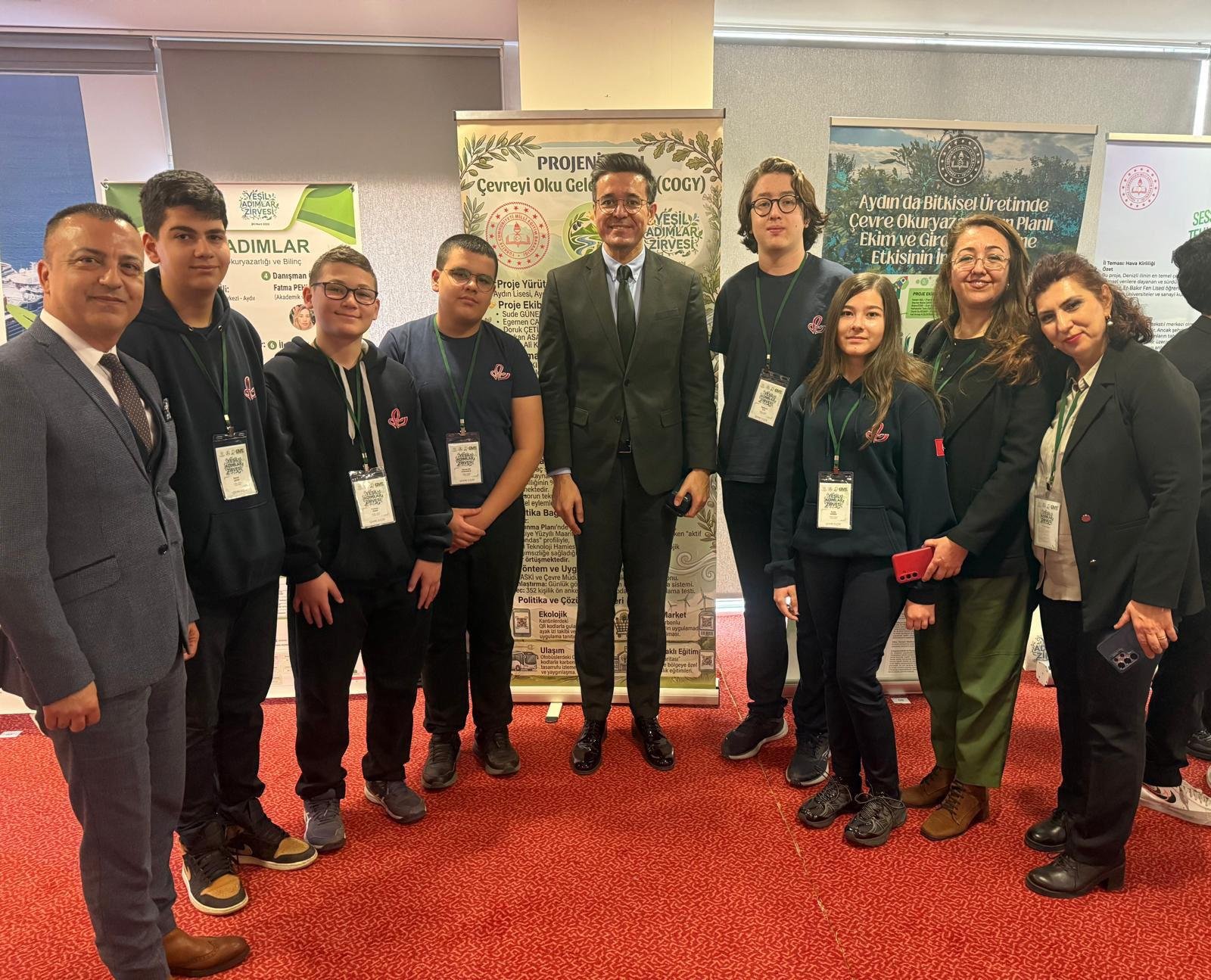 Aydın Lisesi’nden Yeşil Adımlar Zirvesi’nde gururlandıran başarı