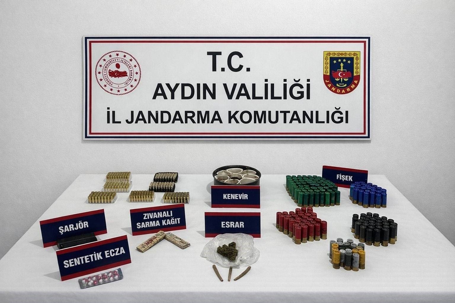 Saklanan yasaklı maddeleri narkotik köpeği buldu