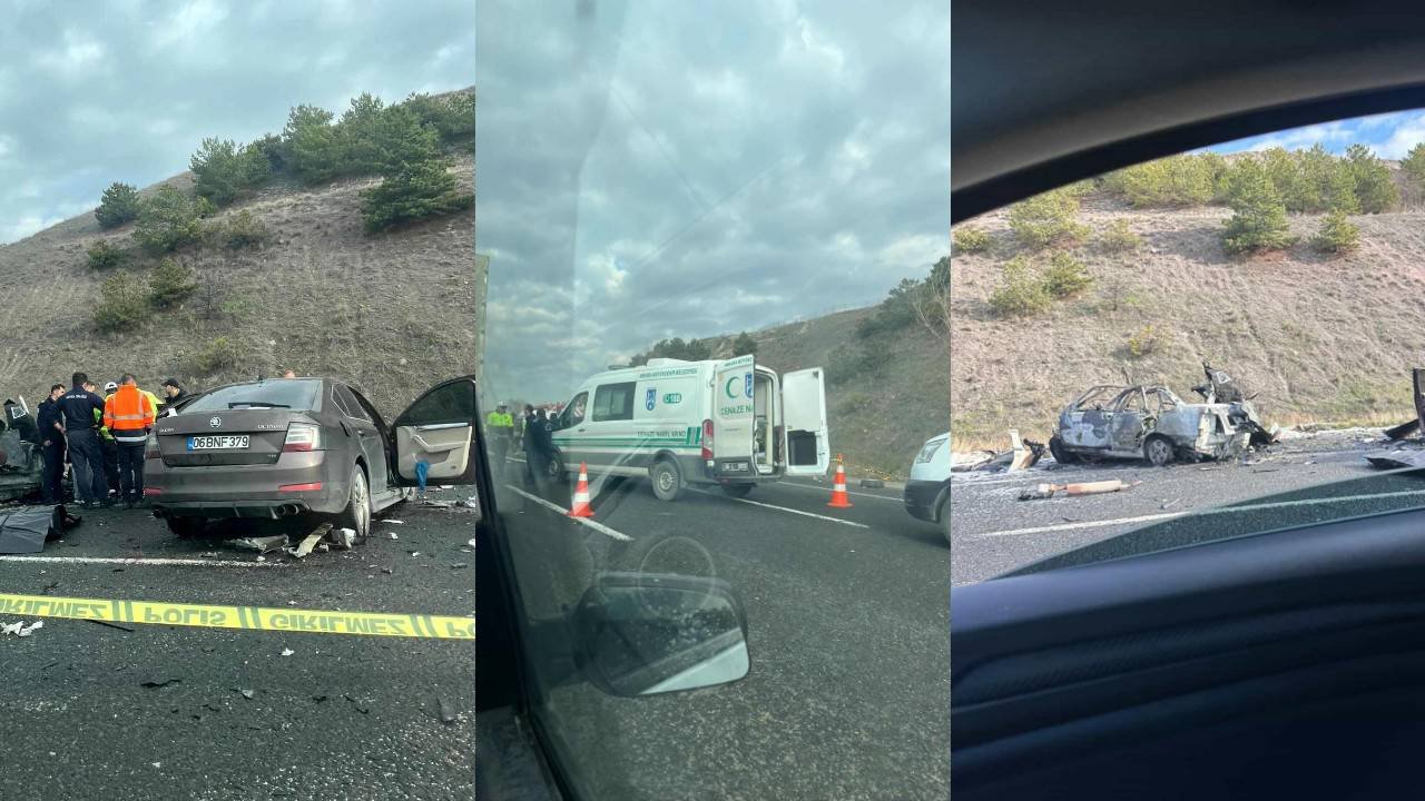 Ankara'da feci kaza! 5 kişi hayatını kaybetti