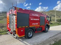 Aydın’da itfaiye aracı çalındı, Ankara’da yakalandı