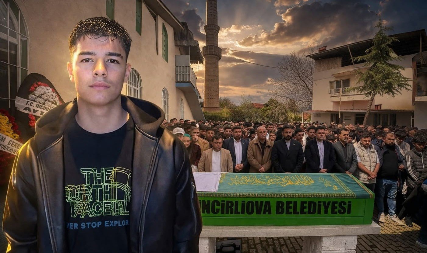 İncirliova Egemen’e ağlıyor: Gözyaşları içerisinde toprağa verildi