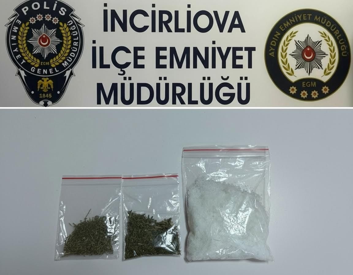 Polisi görünce yasaklı maddeyi atan şüpheli tutuklandı