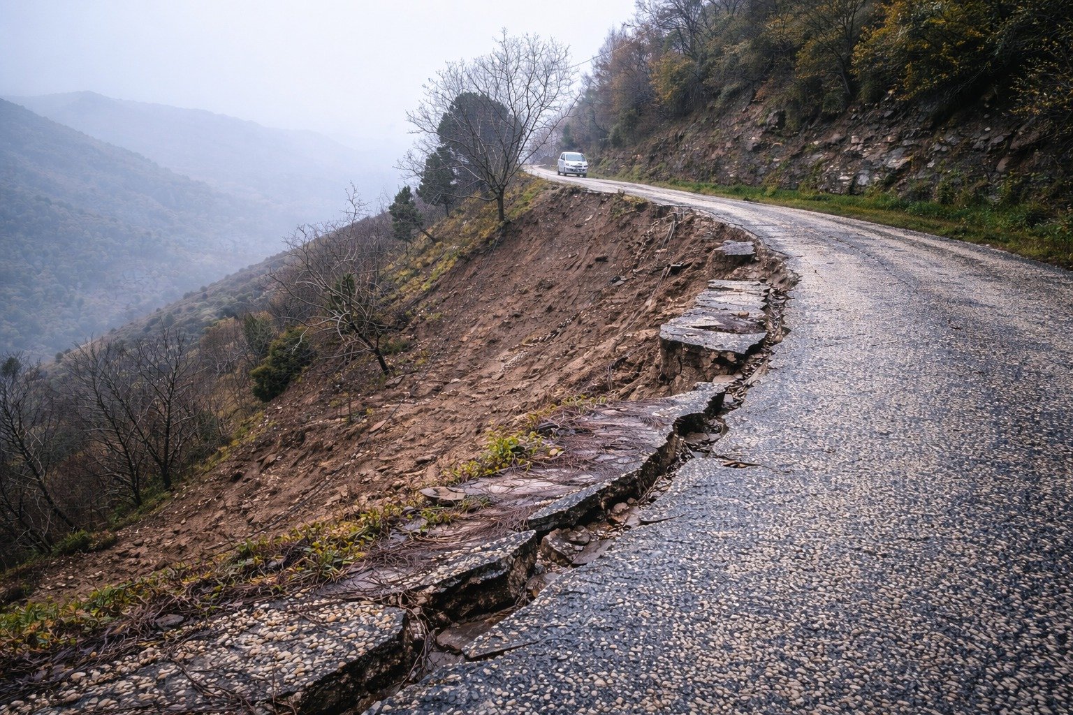 İncirliova’da sağanak sele dönüştü: Yollar çöktü, evleri su bastı