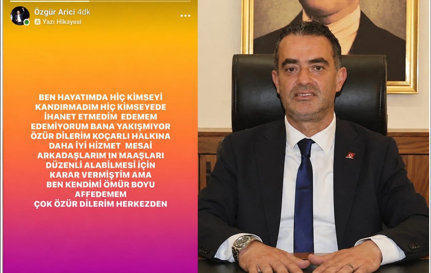 CHP’li Başkan’dan dikkat çeken veda: Çok özür dilerim