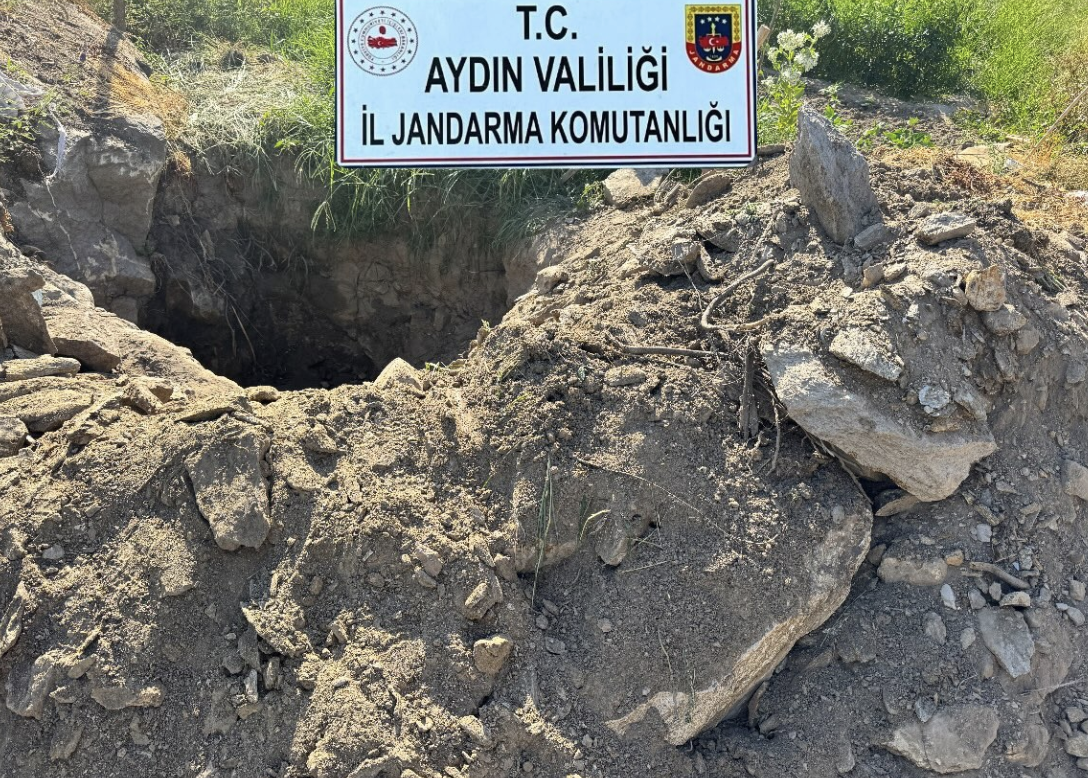 Aydın'da kaçak kazıya suçüstü: 5 kişi yakalandı