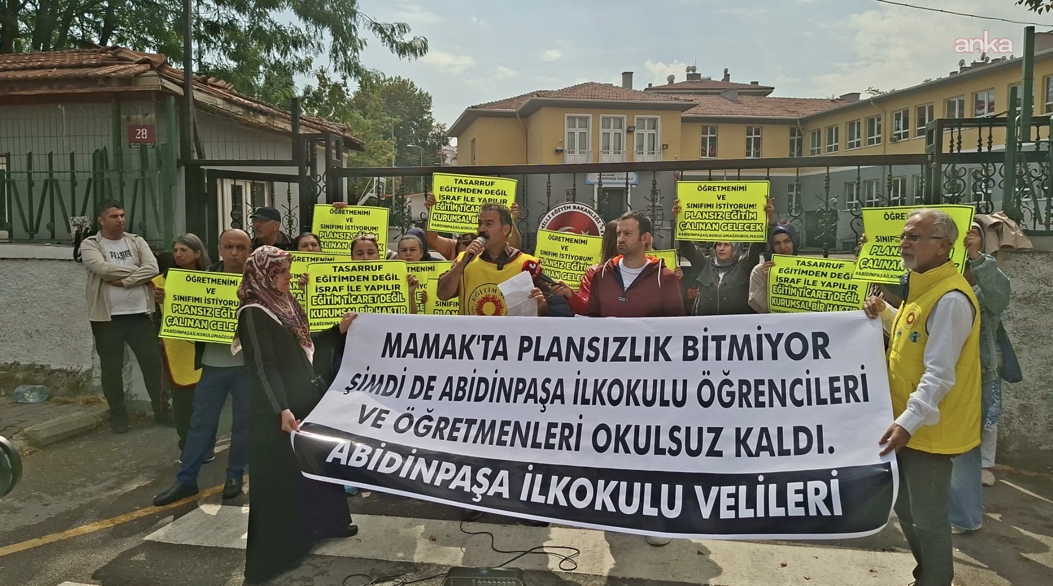 Abidinpaşa İlkokulu’nun boşaltılmasına tepki
