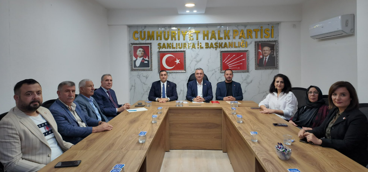 CHP Sözcüsü Sarı'dan Şanlıurfa İl Başkanlığı ziyareti