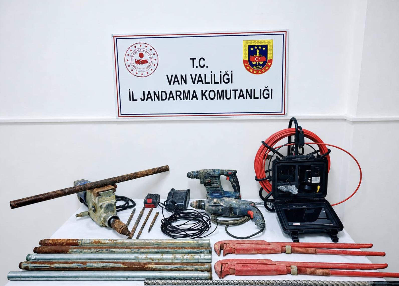 Van’da birinci derece sit alanında kaçak kazıya suçüstü