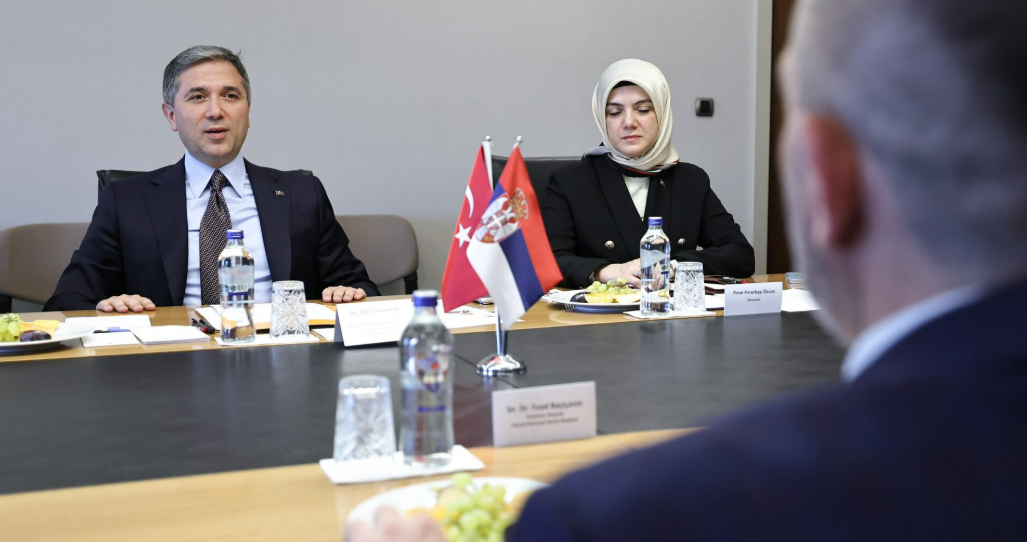 Zafer Sırakaya, Sırbistan Boşnak Ulusal Konseyi Başkanı Fuad Baçiçanin ile görüştü