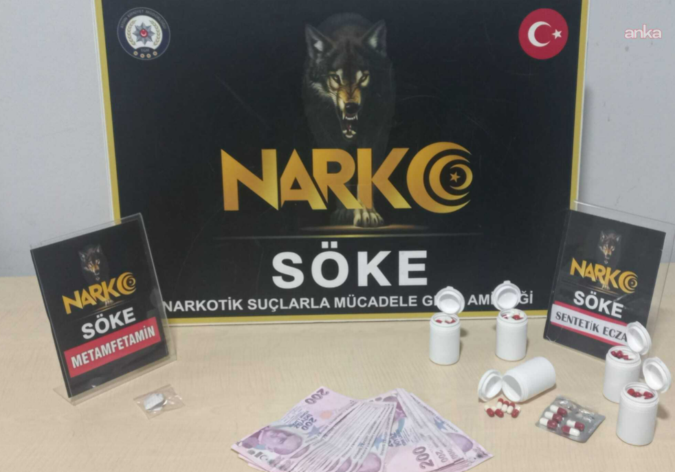 Aydın'da narkotik operasyonu: 2 bin 55 sentetik ecza hapı ele geçirildi