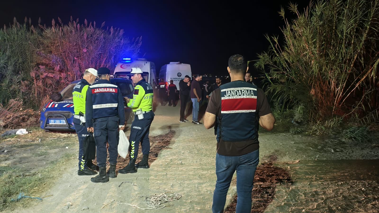 Yenipazar'da motosiklet kanala uçtu: 1 kişi hayatını kaybetti