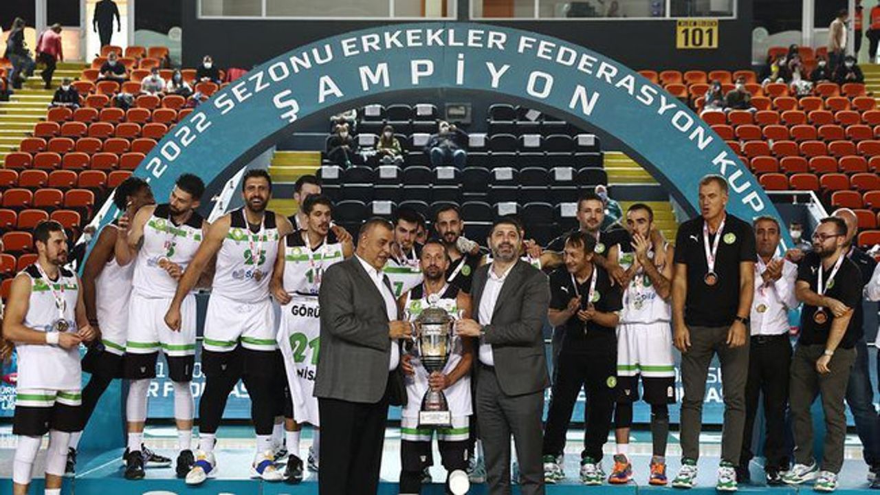 Erkekler Federasyon Kupası'nda şampiyon Manisa Büyükşehir Belediyespor