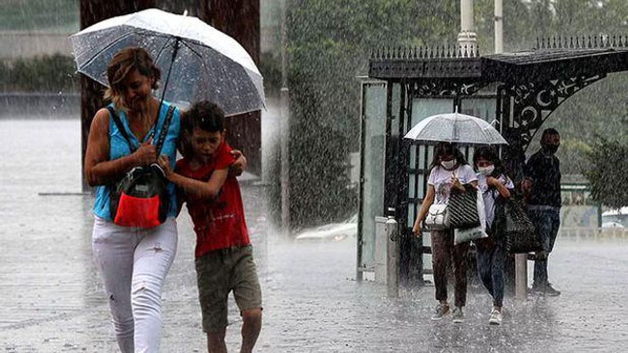 Hava durumu 13 Ekim! İstanbul, Ankara, İzmir ve il il hava durumu! Yağmur şiddetli yağacak