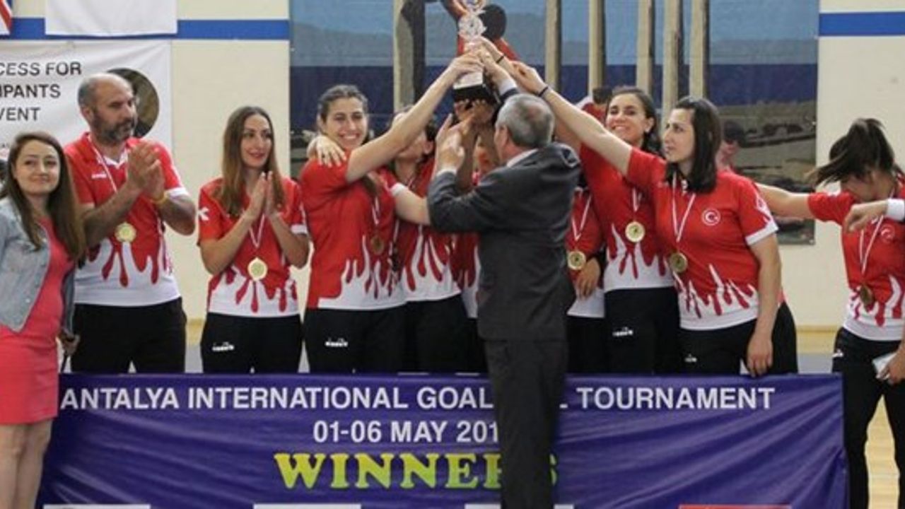 Uluslararası Goalball Turnuvası'nda Türkiye şampiyon oldu