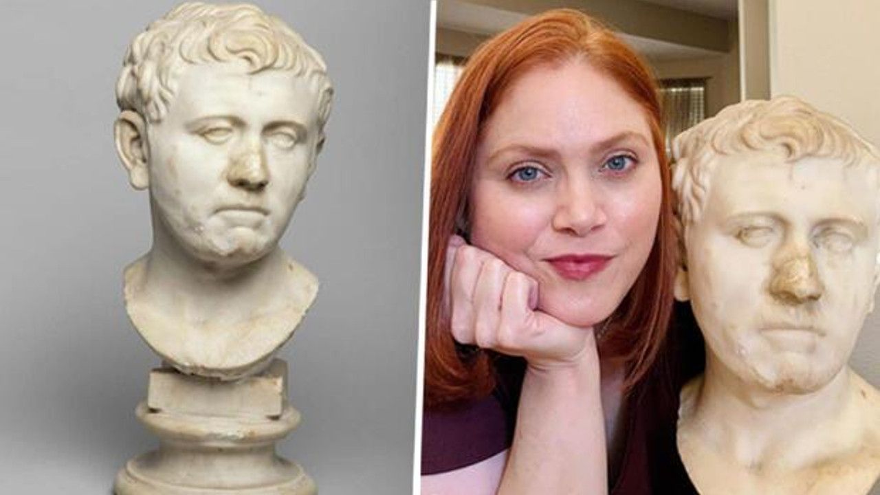 35 dolara aldığı heykel iki bin yıllık Antik Roma büstü çıktı!