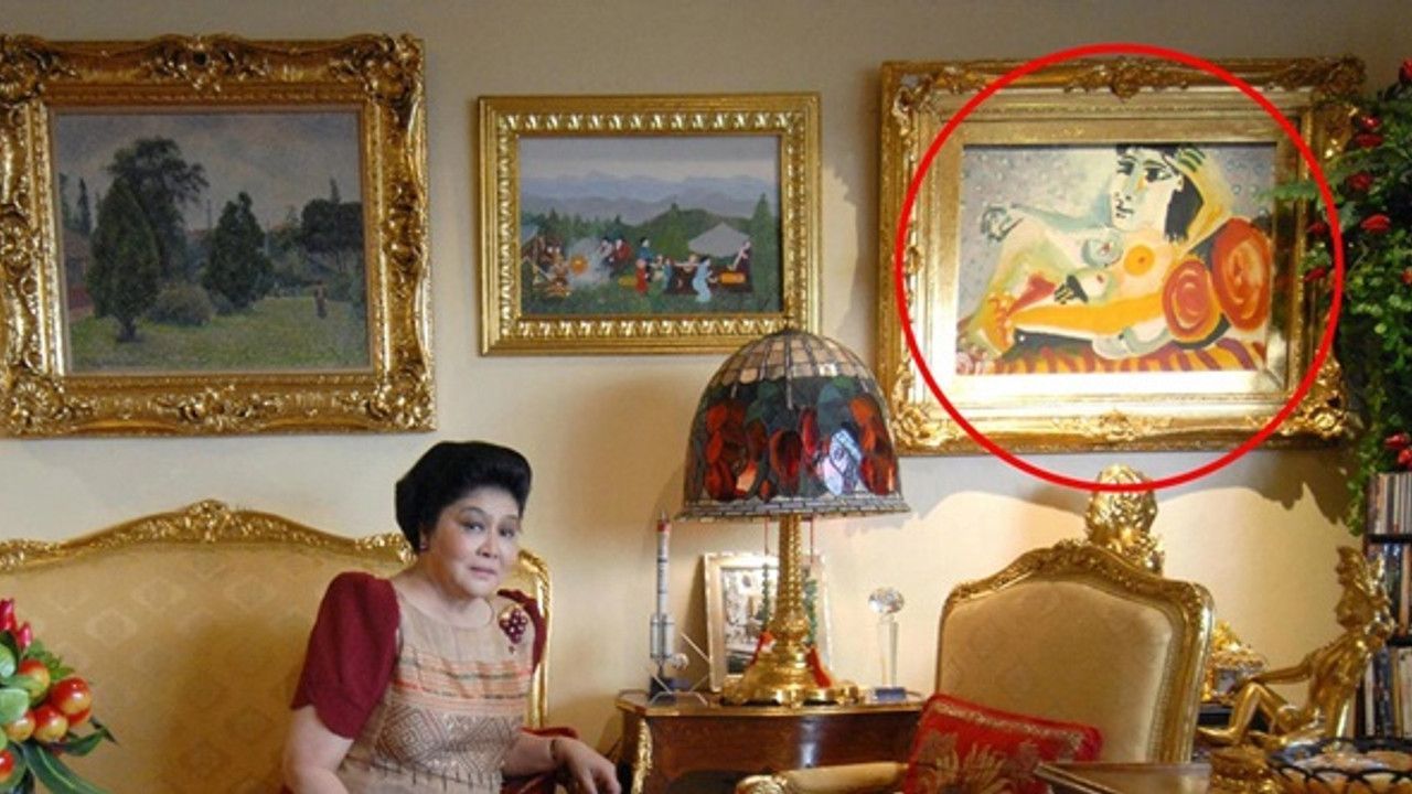 Kayıp tablo meğer eski First Lady'nin evindeymiş