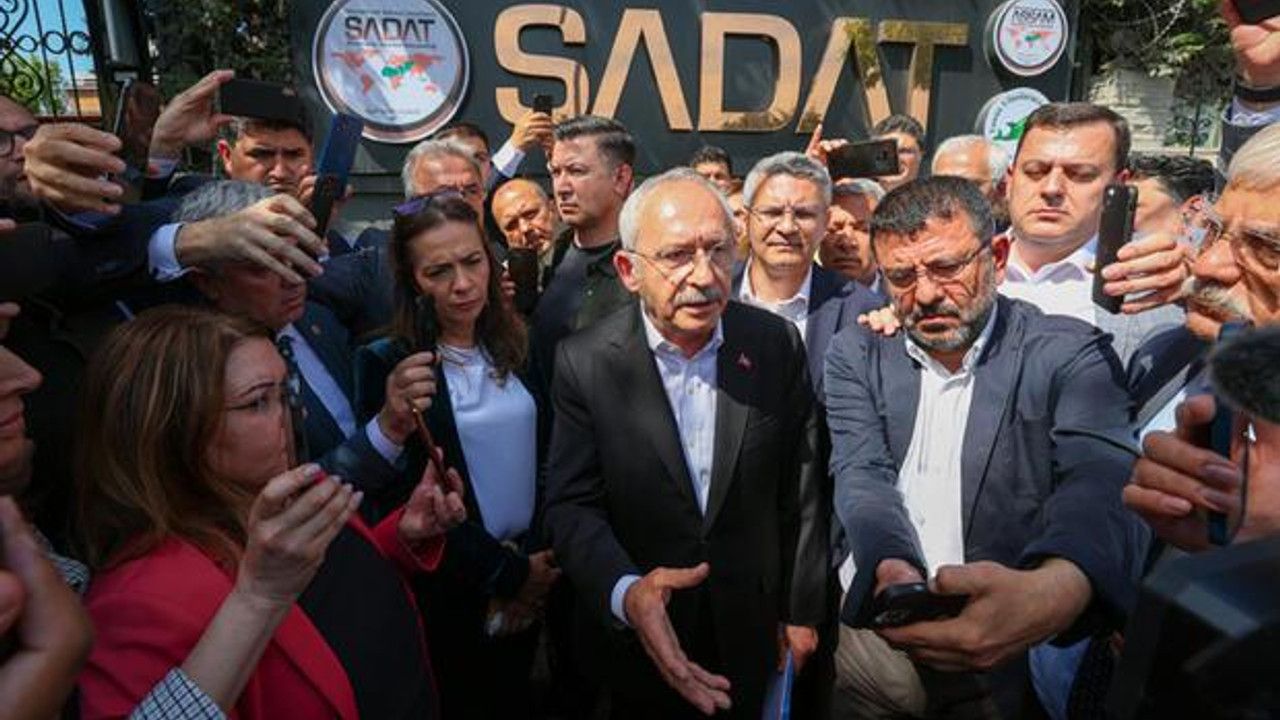 Kılıçdaroğlu'ndan SADAT önünde açıklama