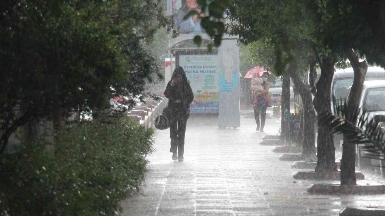 Aydın’da sağanak yağış uyarısı