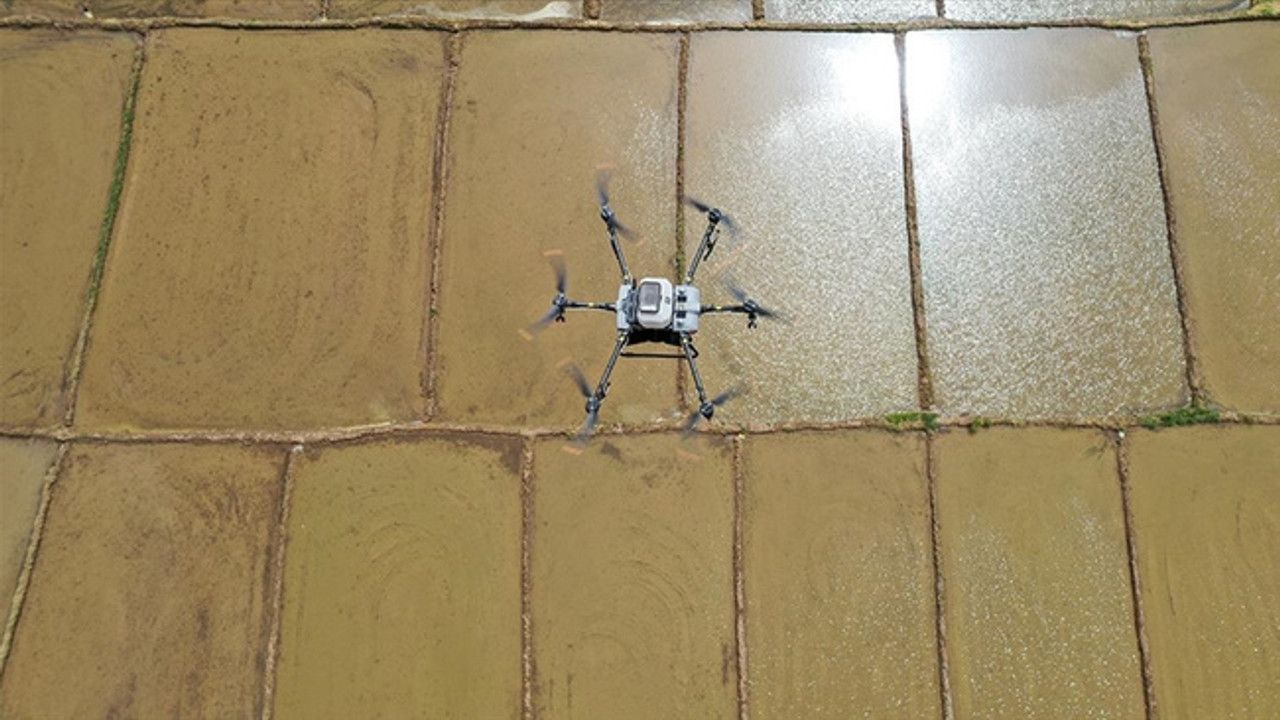 Çiftçilerin drone mesaisi başladı