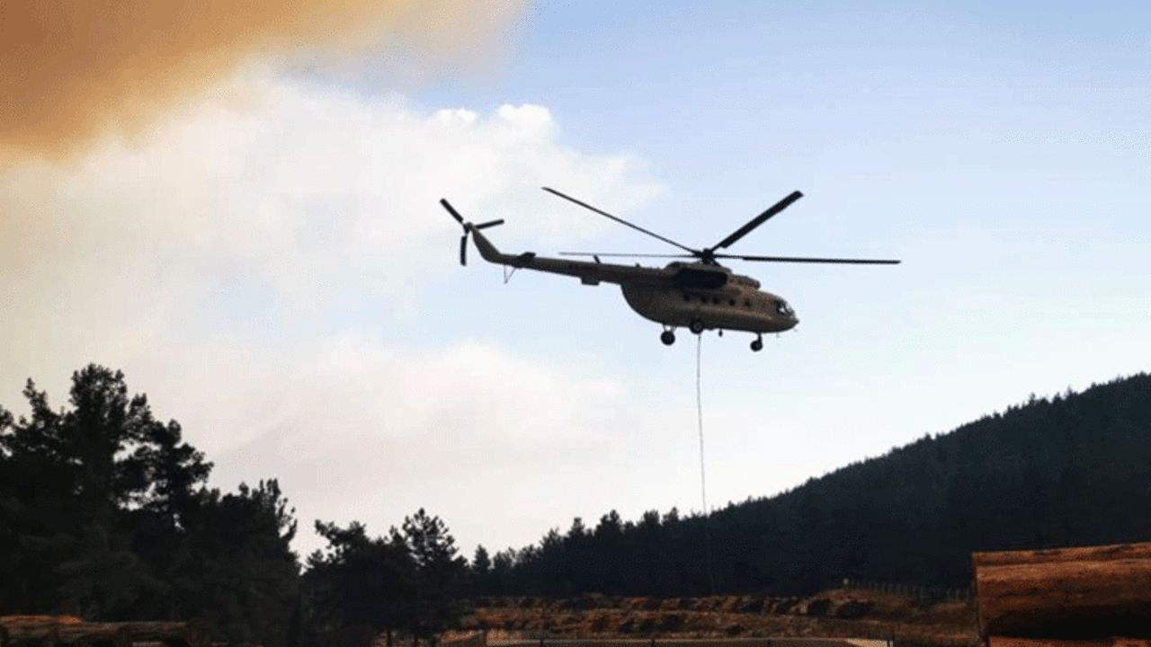 Marmaris yangını için iki ülkeden Türkiye'ye uçak ve helikopter desteği