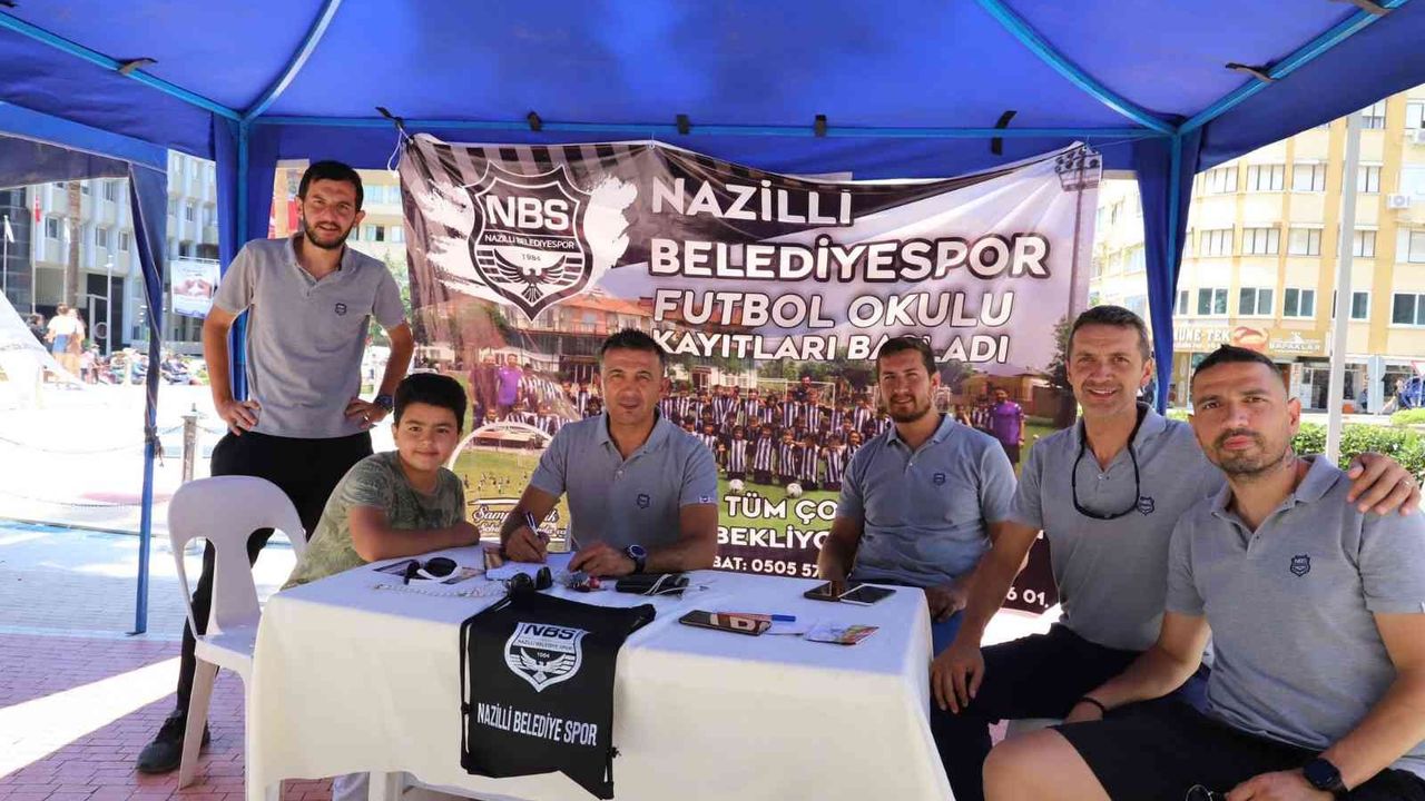 Nazilli Belediyespor Futbol Okulu kayıtları devam ediyor