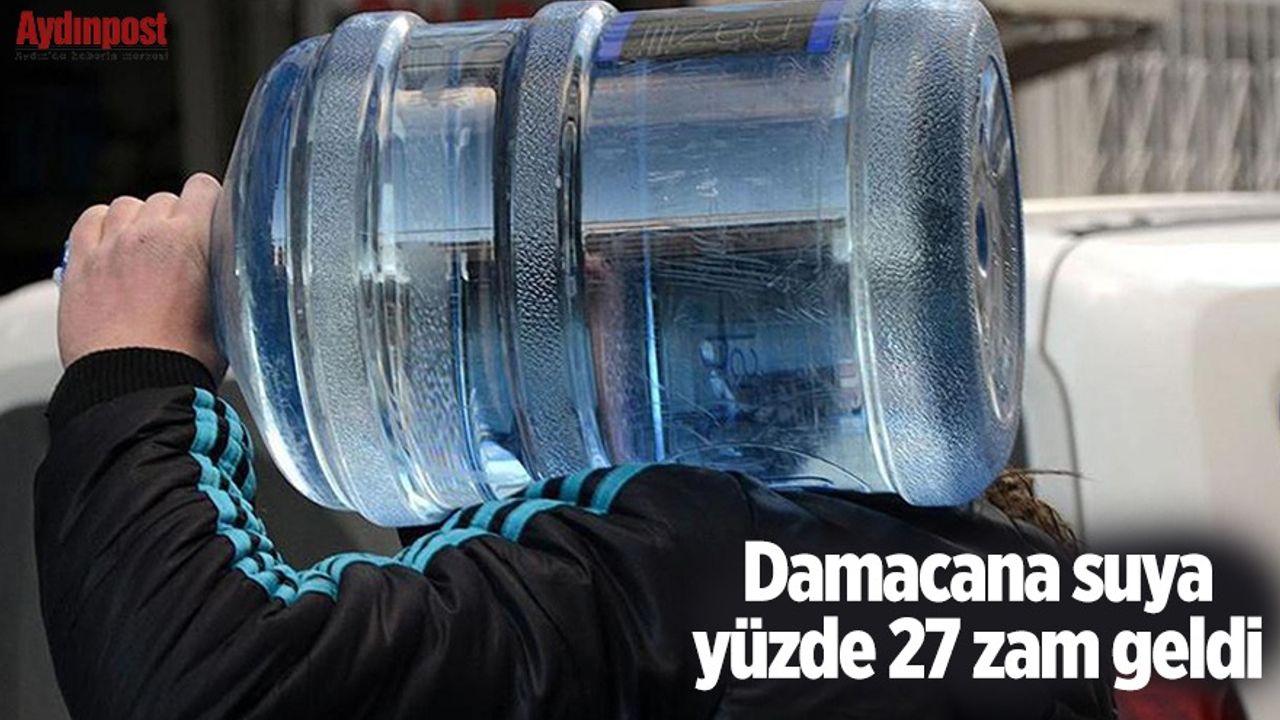 Damacana suya yüzde 27 zam geldi, CHP'li Engin Özkoç isyan etti