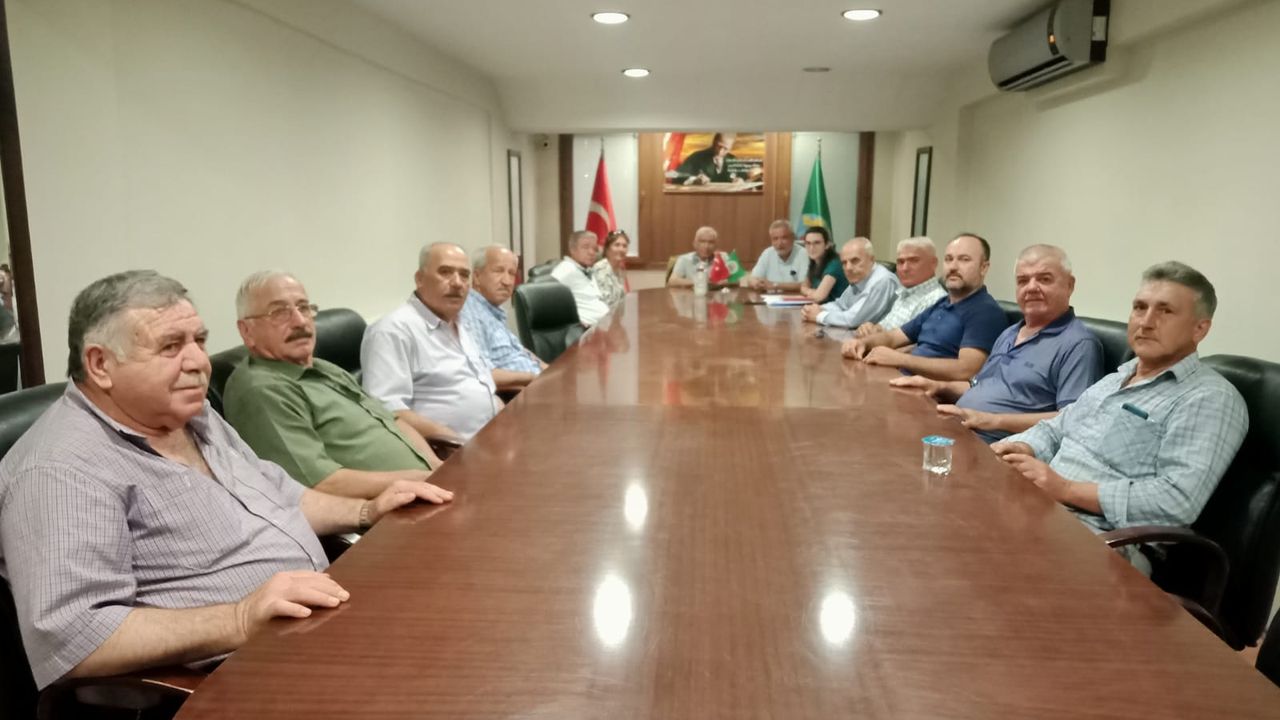 Efeler Ziraat Odası Temmuz ayı Meclis toplantısı yapıldı