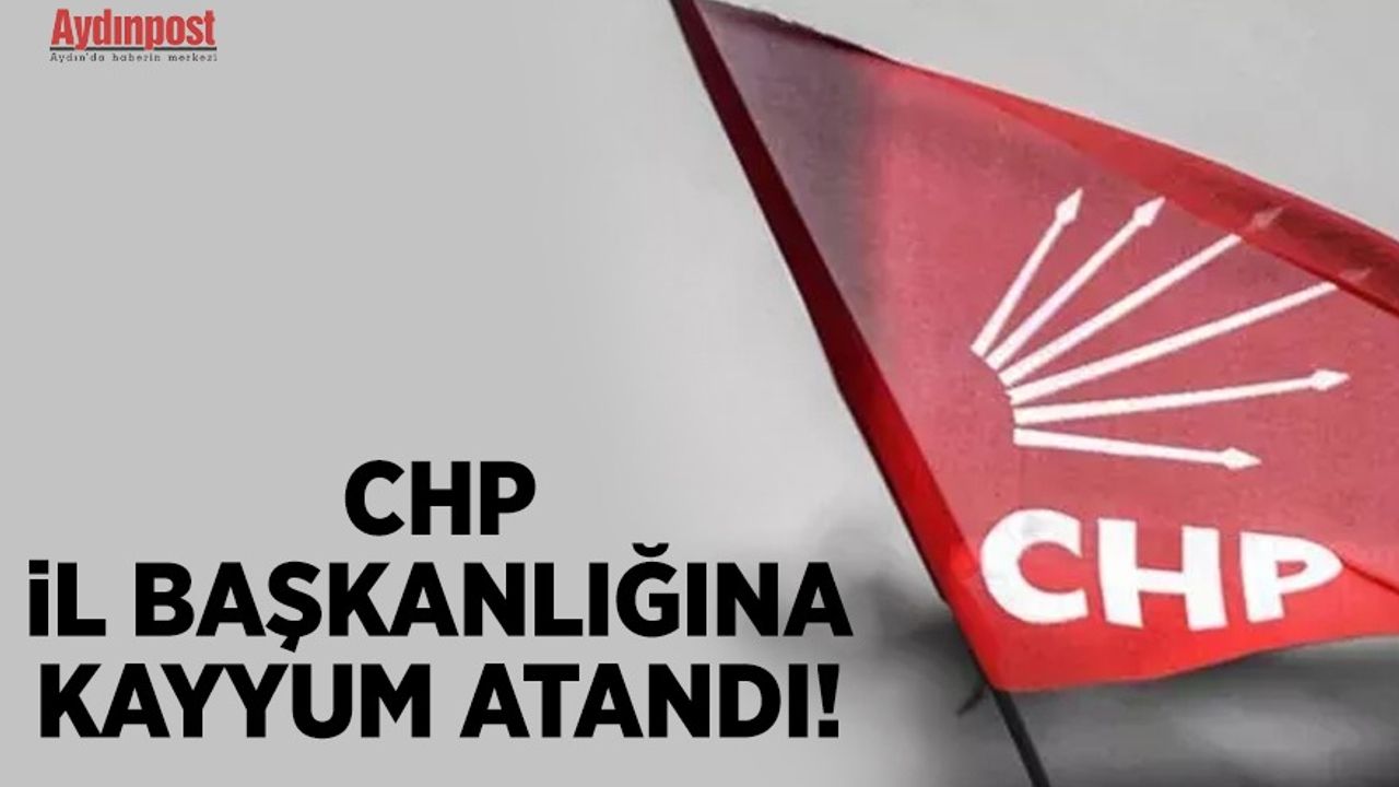 Son dakika! CHP İl Başkanlığına kayyum atandı!