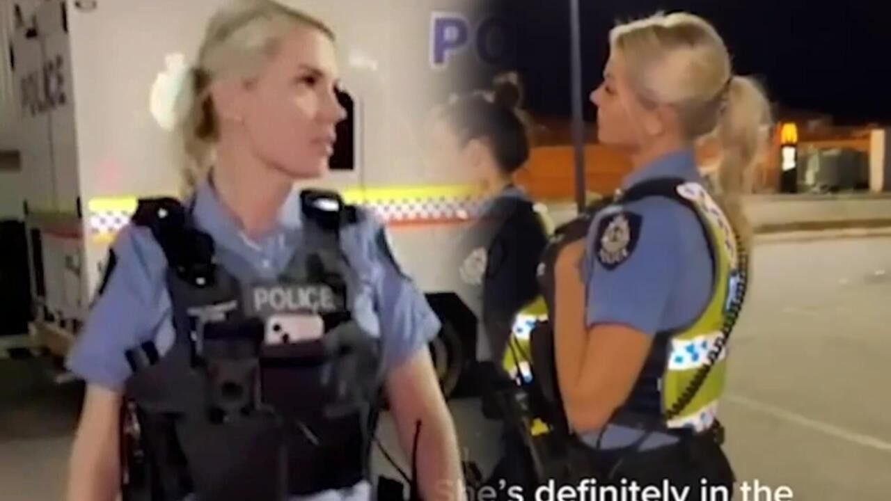 Kadın polisi taciz edip sosyal medyada yayınladılar
