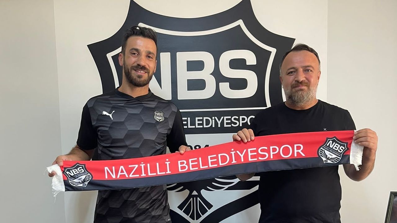Tecrübeli futbolcu Aşkın, yeniden Nazilli Belediyespor’da