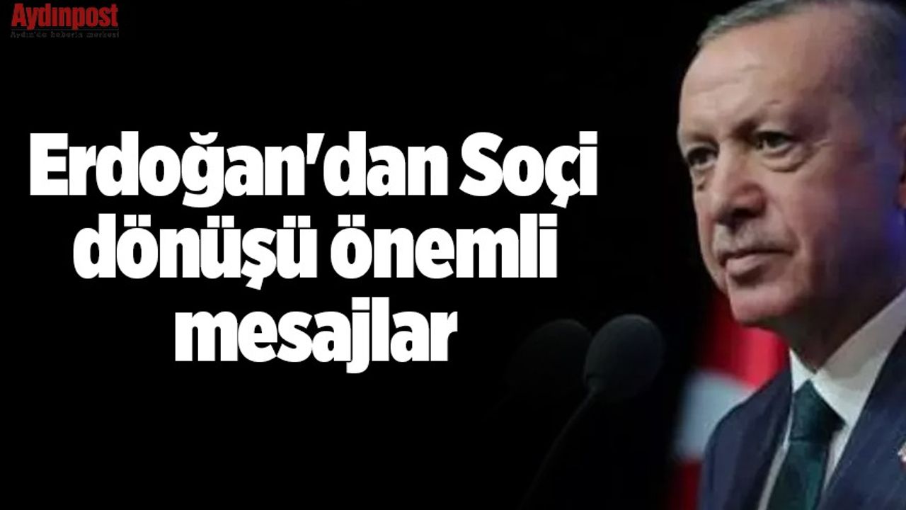 Son dakika... Erdoğan'dan Soçi dönüşü önemli mesajlar... KPSS iptalinin detaylarını anlattı