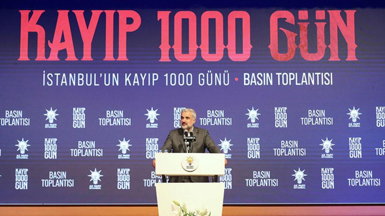AK Parti İl Başkanlığından İstanbulun kayıp 1000 günü toplantısı
