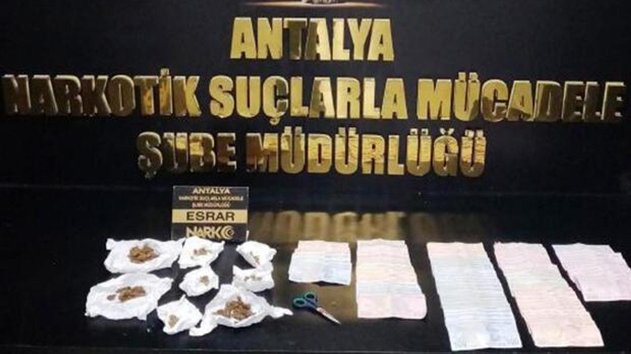 Antalya'da 'torbacı' operasyonu: 53 gözaltı