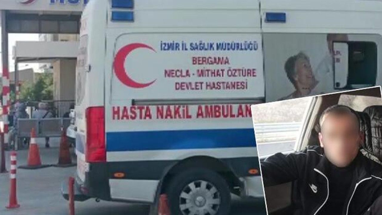 İzmir'de ilginç olay! Hastane önünden ambulans çalındı