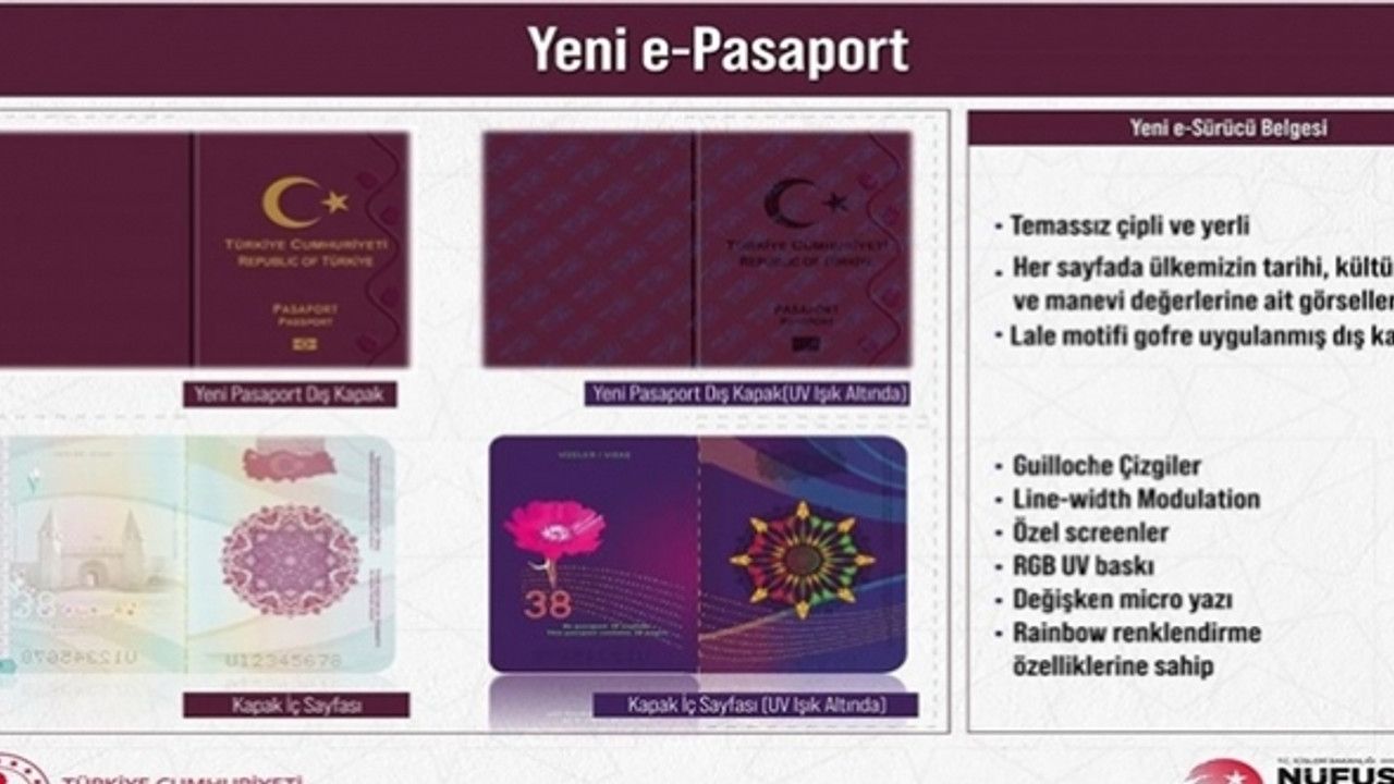 Yerli ve milli pasaport 25 Ağustos'ta üretilmeye başlıyor