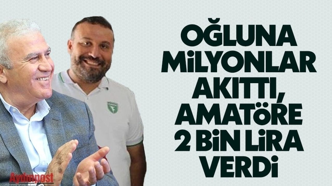 Dağ resmen fare doğurdu! CHP'li Fatih Atay oğluna milyonlar akıttı amatöre 2 bin lira verdi