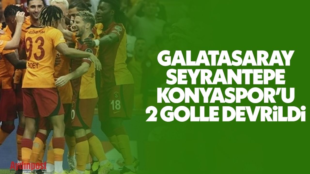 Galatasaray nefes kesen maçta Seyrantepe'de Konyaspor'u 2 golle devirdi
