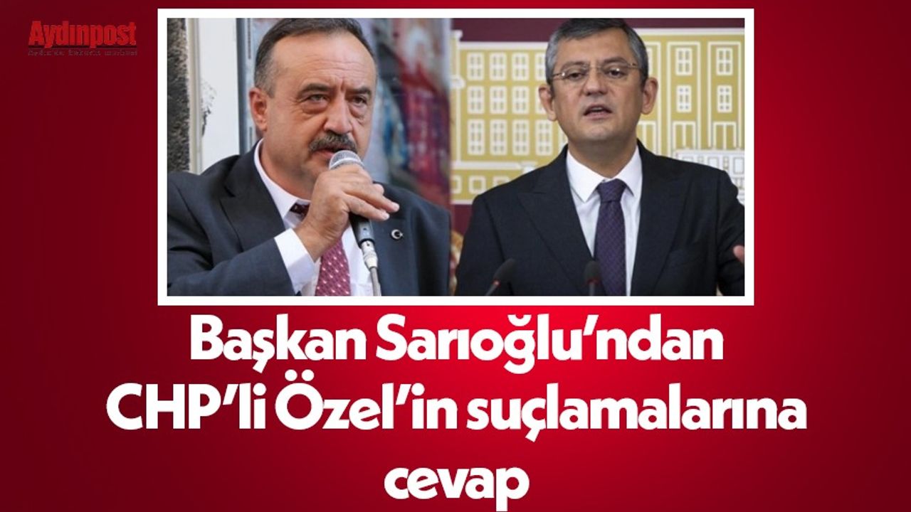 Dolandırıcılıkla suçlanan arıcı Başkan Mustafa Sarıoğlu’ndan CHP’li Özel’in suçlamalarına cevap