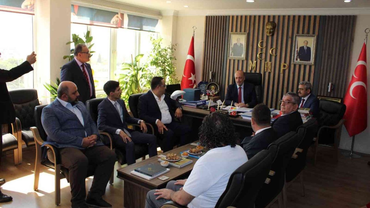 Bakan Bilgin’den Ak Parti ve MHP'ye ziyaret