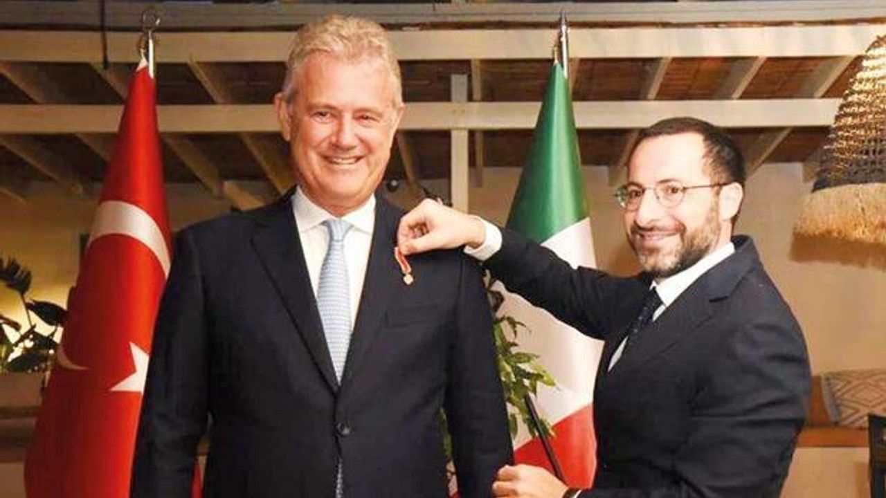 Özgener’e İtalya devlet nişanı verildi