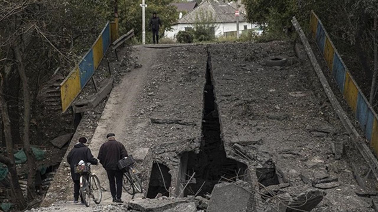 Ukrayna'nın kontrolüne geçen Balakliya şehrinde savaşın izleri canlı