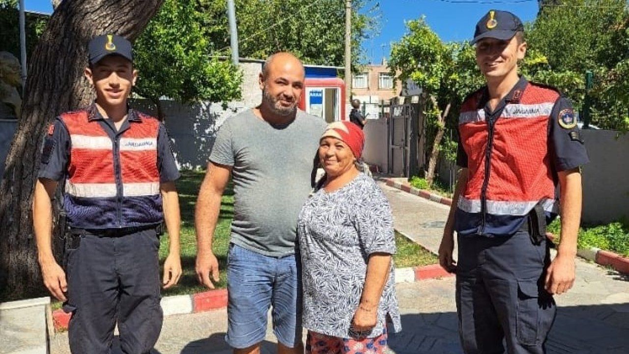 Didim'de kaybolan alzheimer hastası kadını jandarma ekipleri buldu