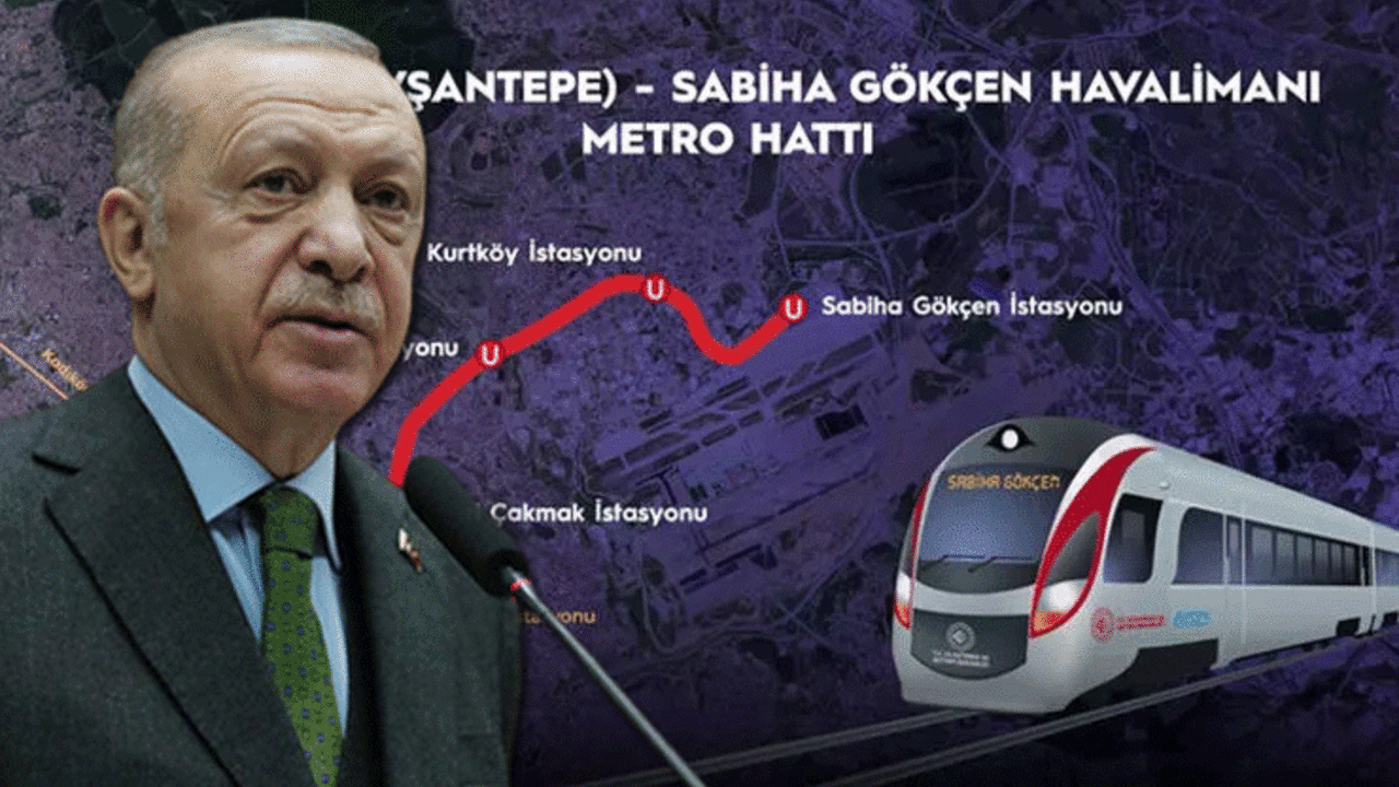 Pendik-Sabiha Gökçen metrosu için beklenen gün! Cumhurbaşkanı Erdoğan açılışı yapacak