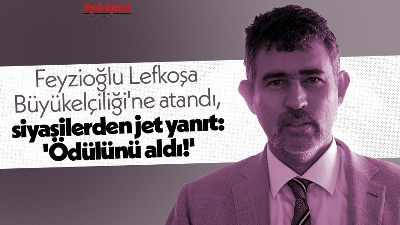 Metin Feyzioğlu Lefkoşa Büyükelçiliği'ne atandı, siyasilerden jet yanıt: 'Ödülünü aldı!'