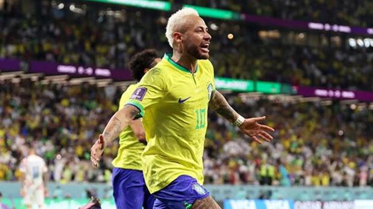 Dünya Kupası'ndaki Brezilya - Hırvatistan maçında Neymar ve Dominik Livakovic tarihe geçti! Pele'nin rekorunu egale etti...